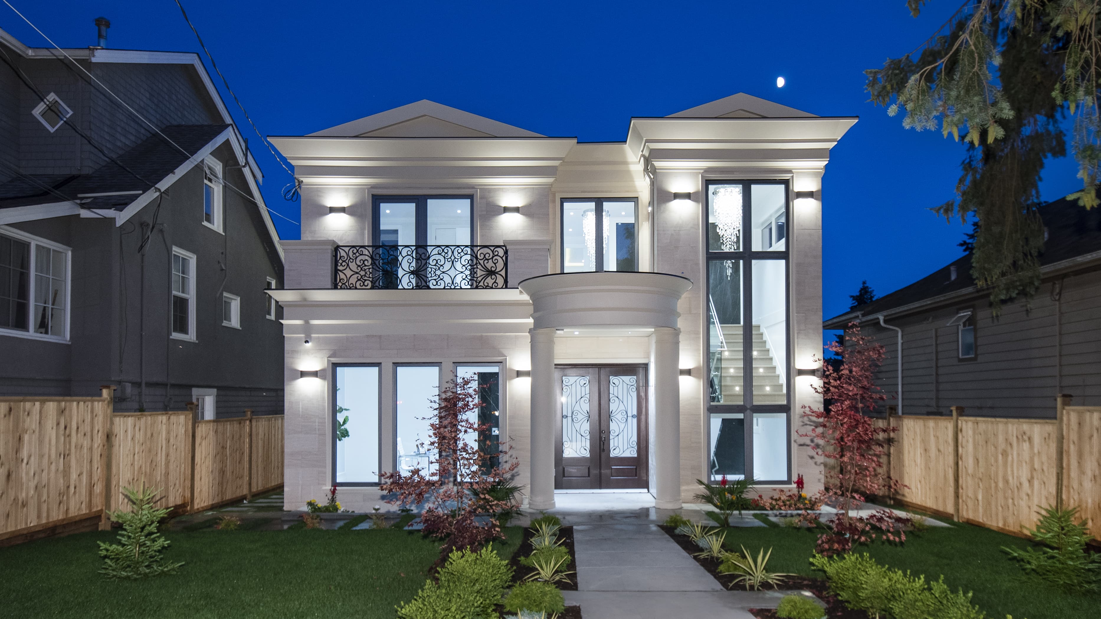 Custom home exterior
